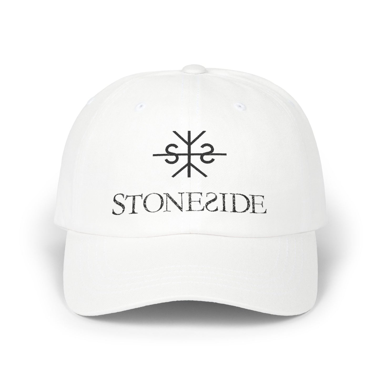 Stylish Dad Cap with STONESIDE Embroidery, Trendy Adjustable Hat, Perfect Gift for Dads, Casual Wear, Summer Accessory, Unisex Fashion