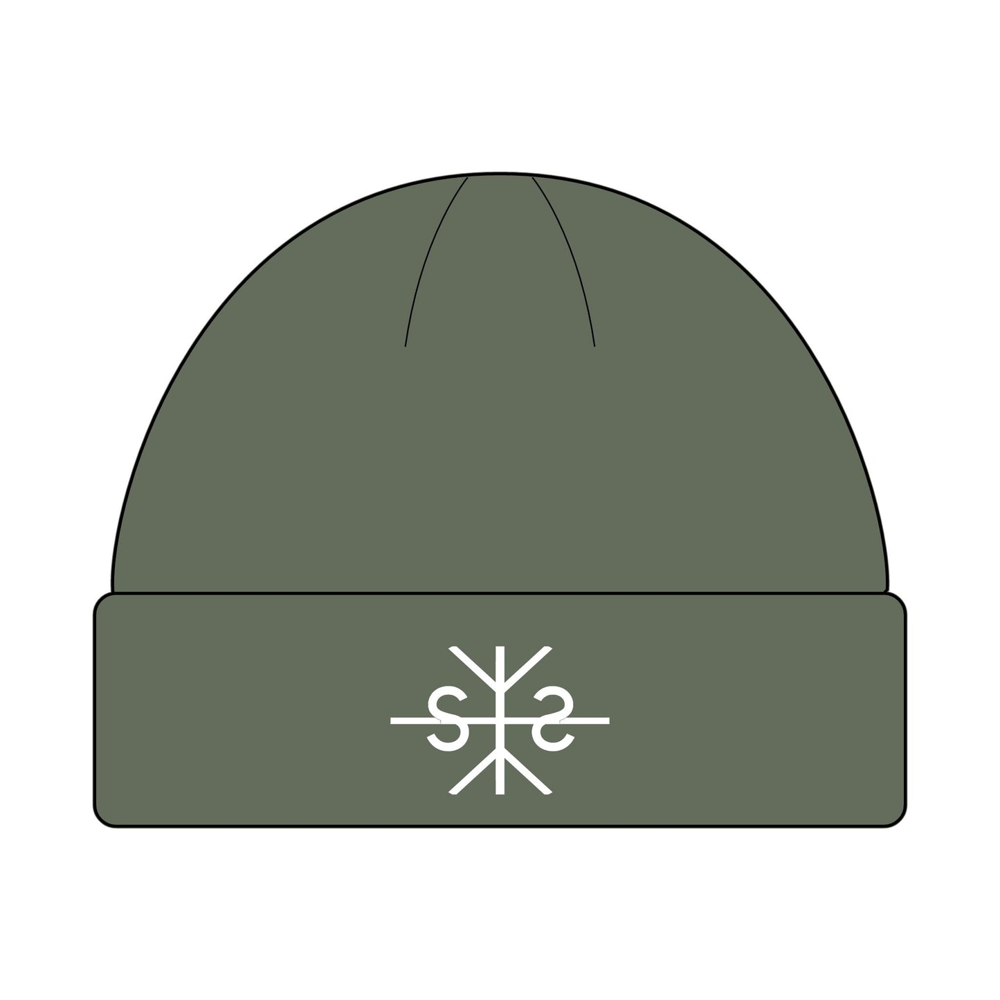 Stylish Cuff Beanie with Logo